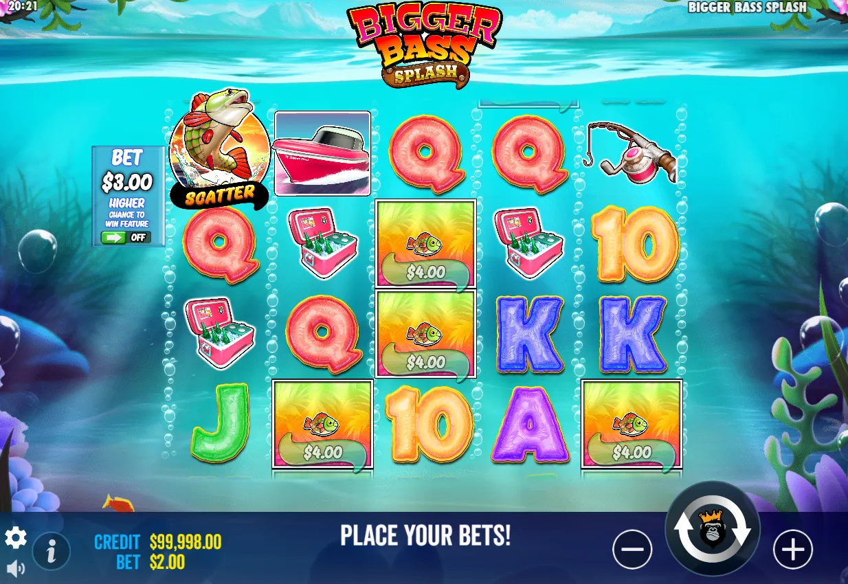 Bigger Bass Splash app